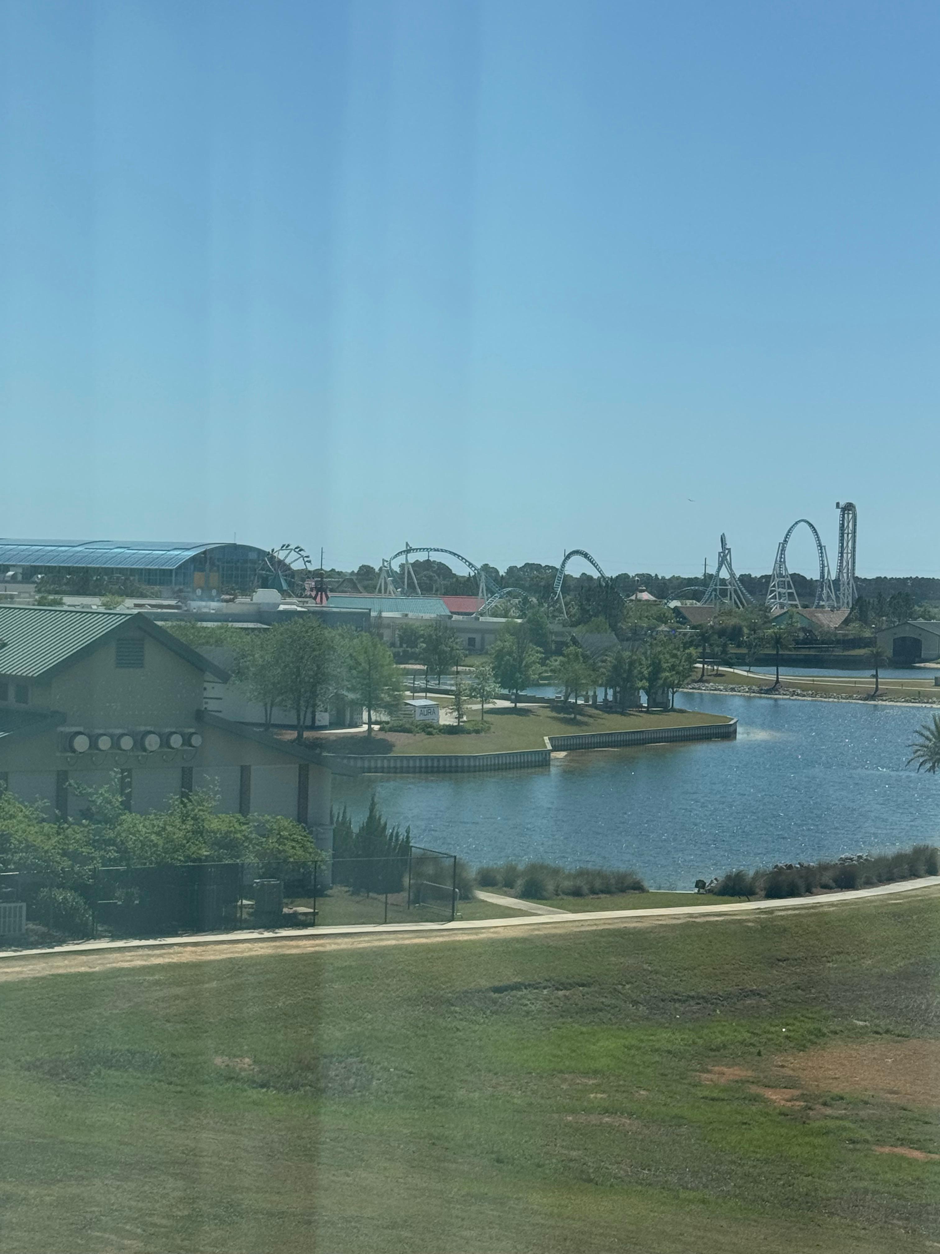 Our view out of the hotel room 