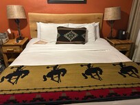 We stayed in the Katharine Hepburn room.