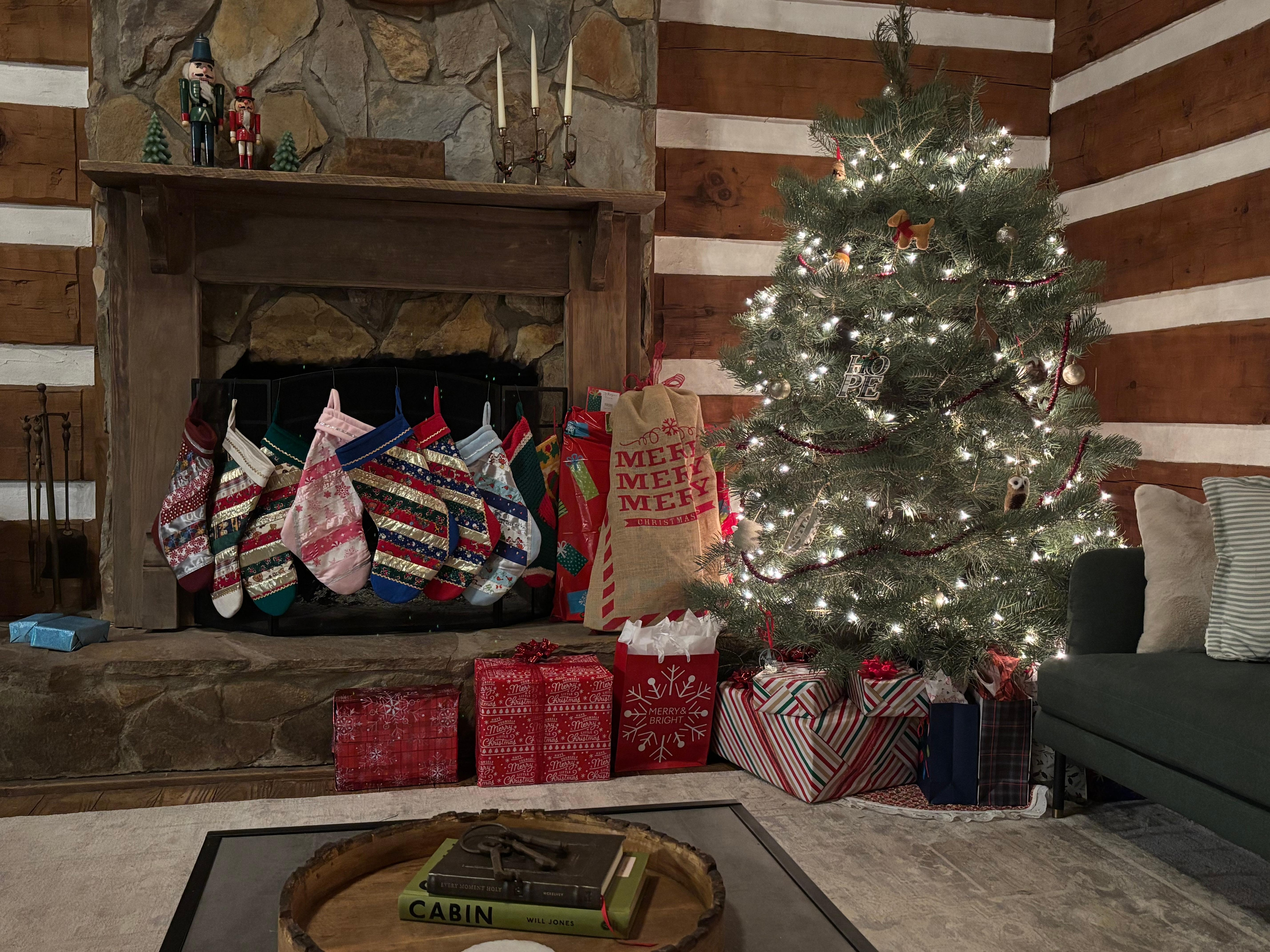 They even had a Christmas tree set up for us. Above and beyond!