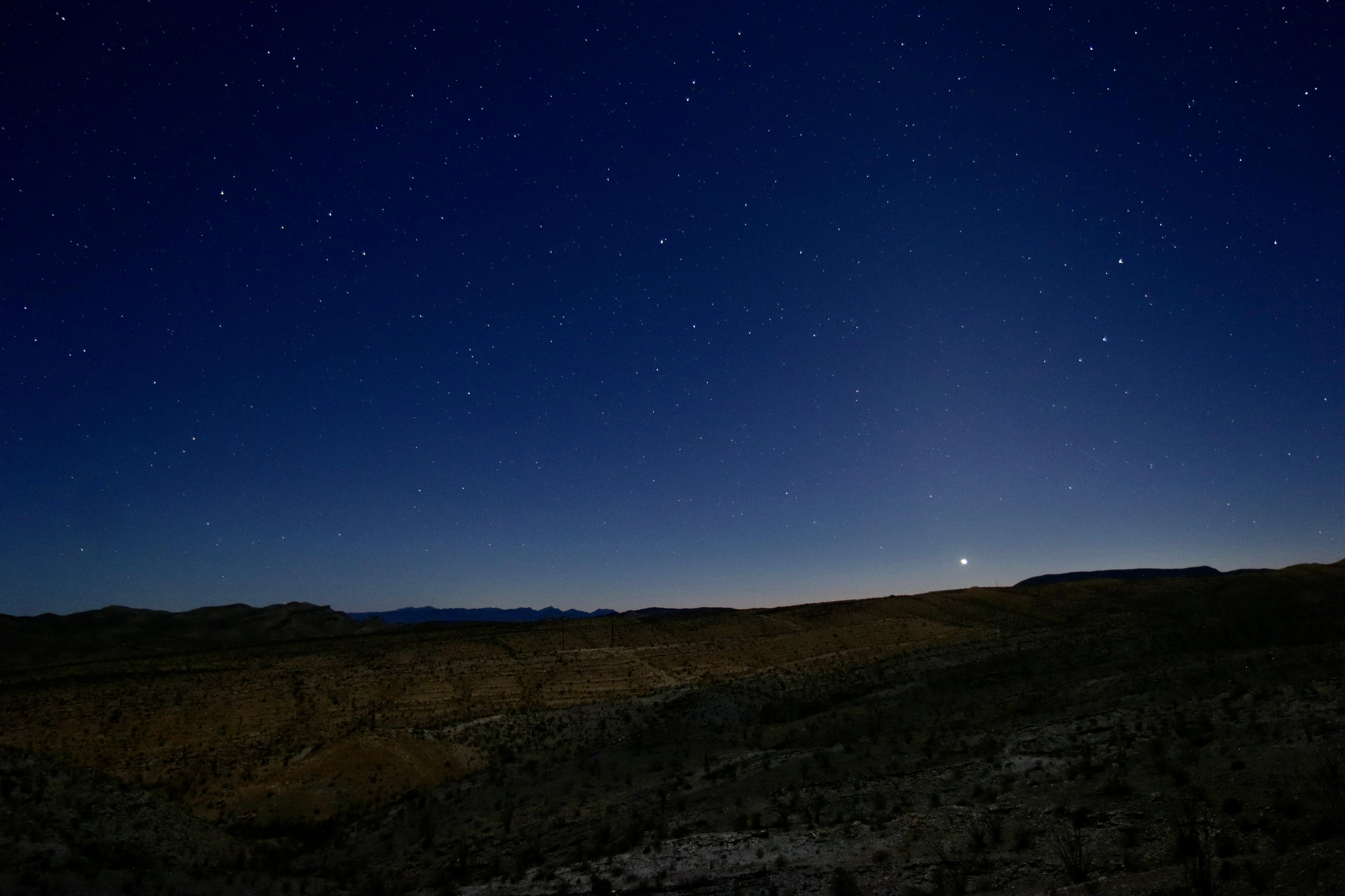 Right after sunset with Venus visible