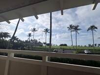 View from Lanai..loved having a reclining patio chair and 2 chairs table in Lanai.