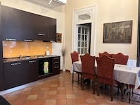 One kitchen. There’s two.