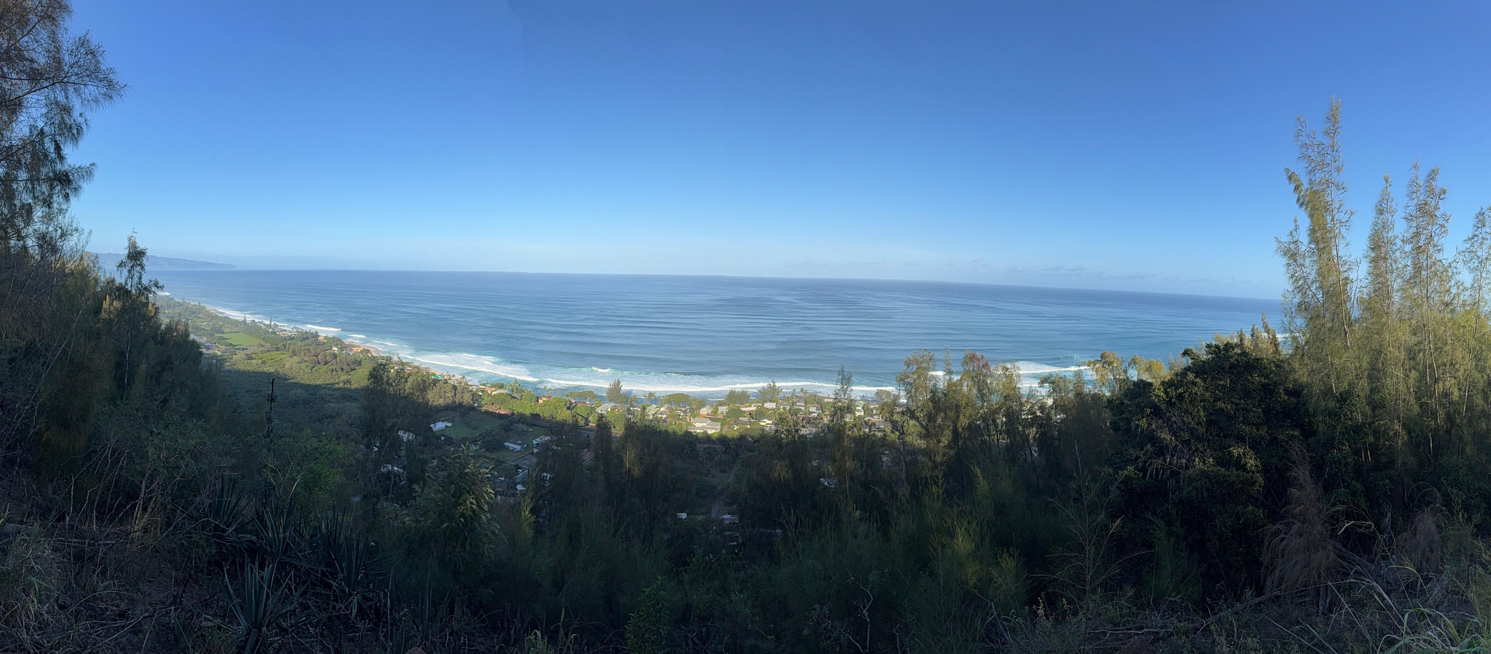 shot of sunset beach during a hike