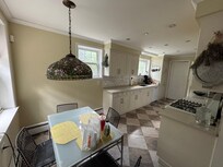 We were able to use the kitchen for breakfast every day and other meals when we stayed at the home.