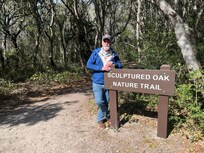 Hiking in the local State Park. Flat well marked trails.