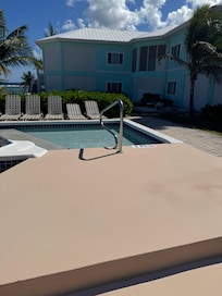 View of the unit from the pool deck.