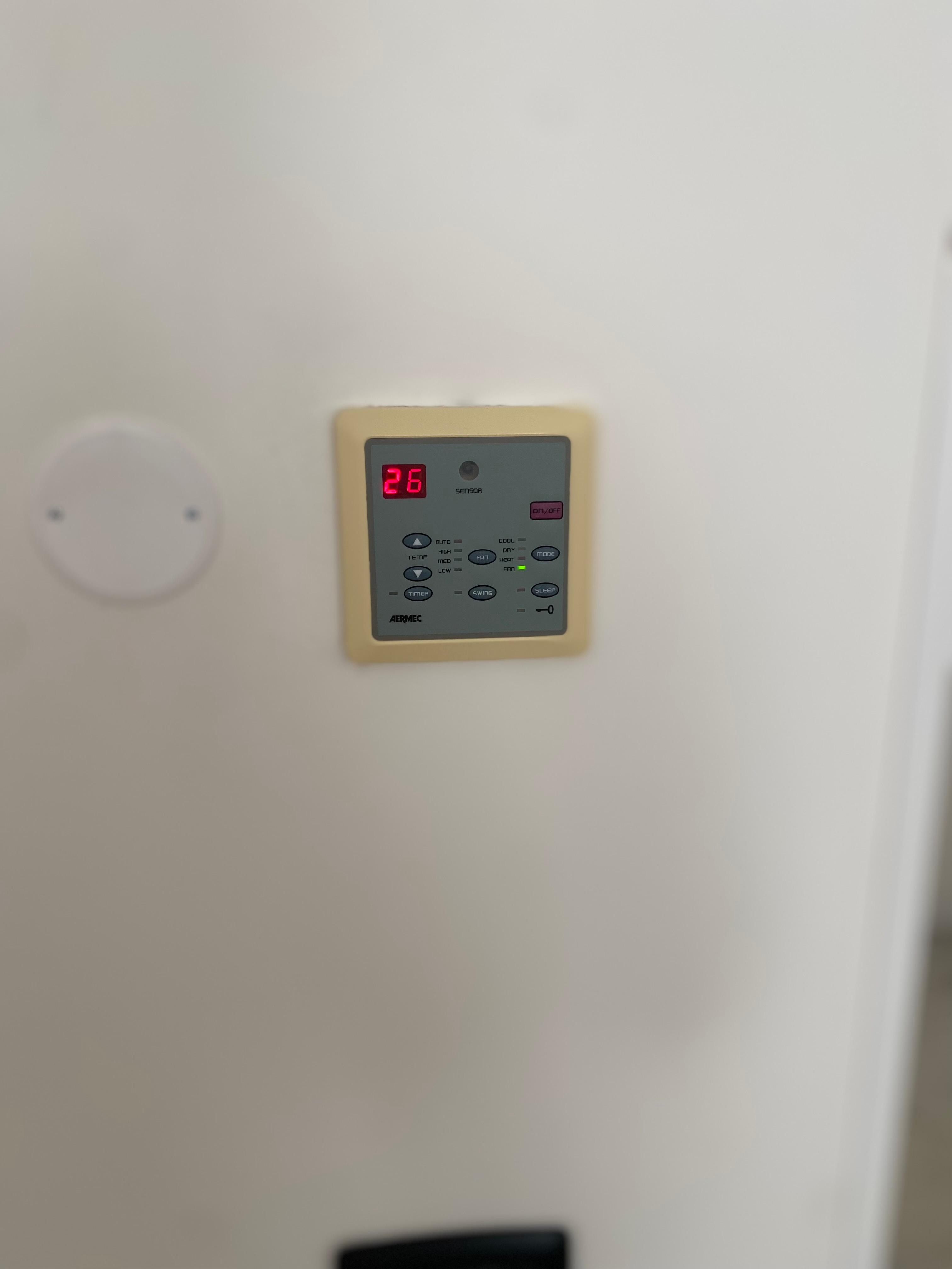 Very hot unable to adjust.