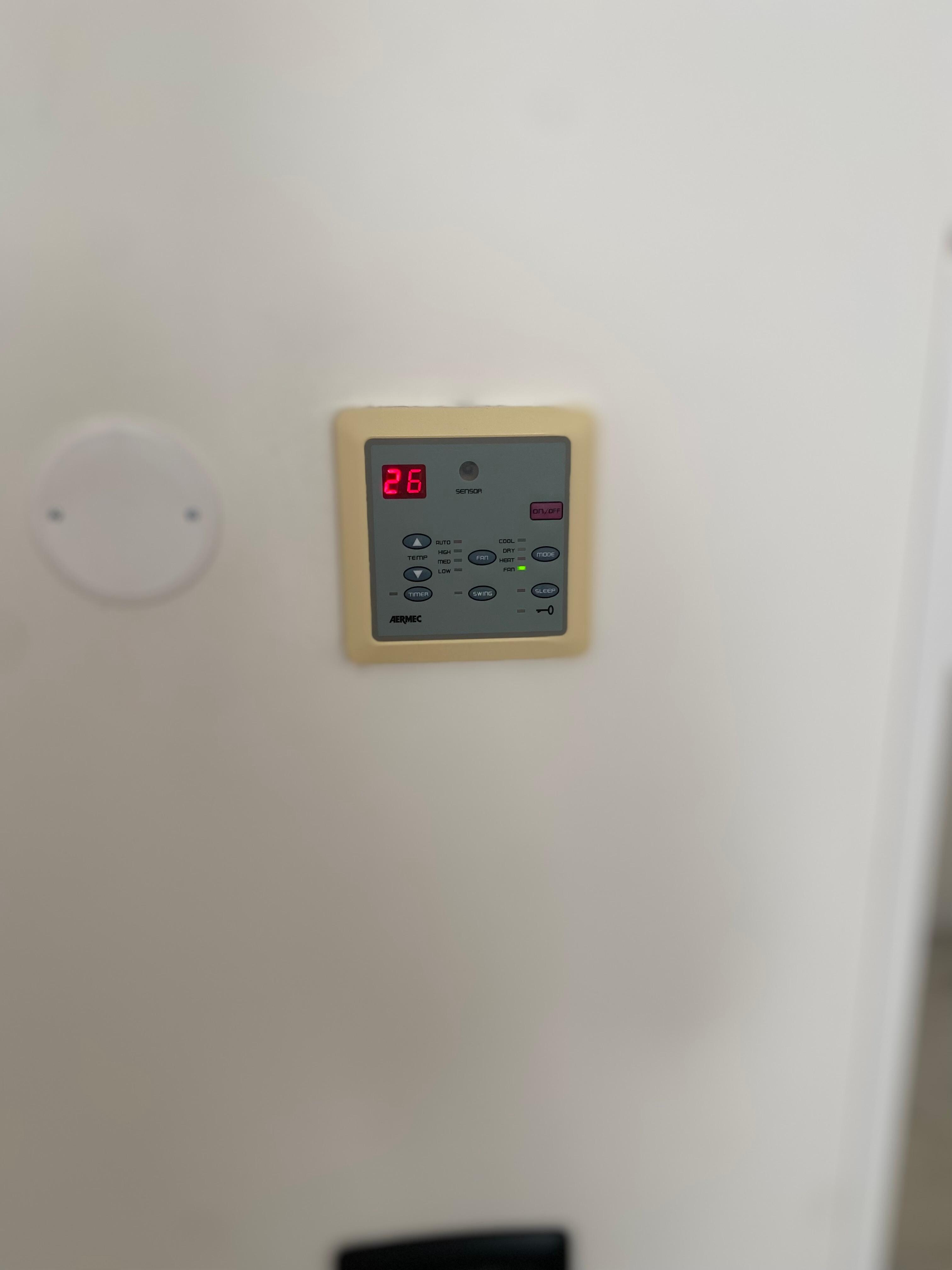 Very hot unable to adjust.
