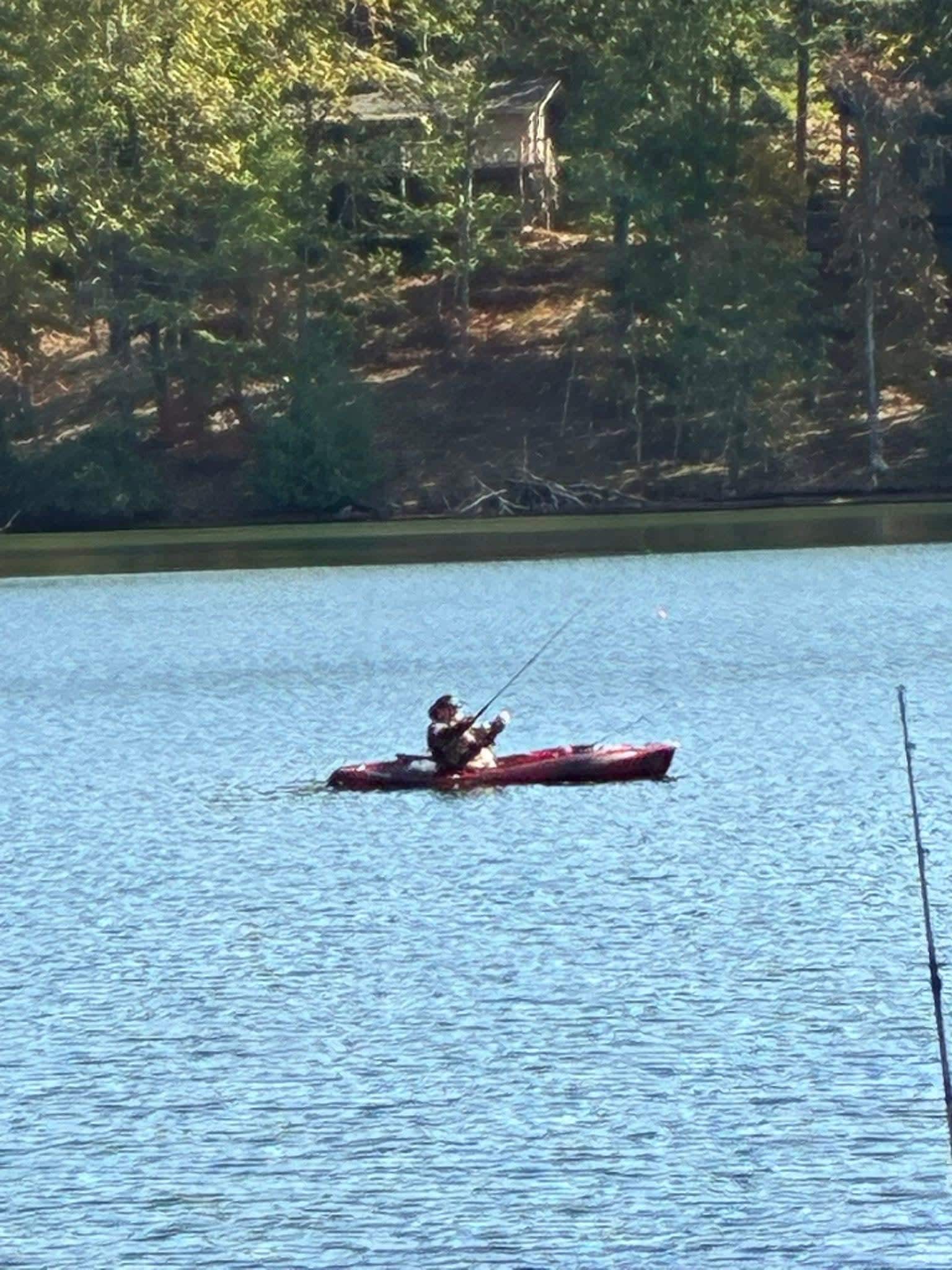 Fishing in boat provided by Sara and Jesse