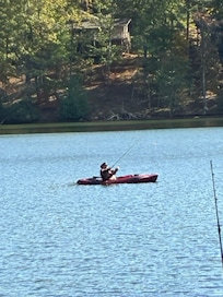 Fishing in boat provided by Sara and Jesse