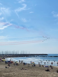 They even had an air show when we were there.