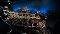 Mary Rose Exhibit, Naval Dockyards, Portsmouth. 5 min walk from Holiday Inn