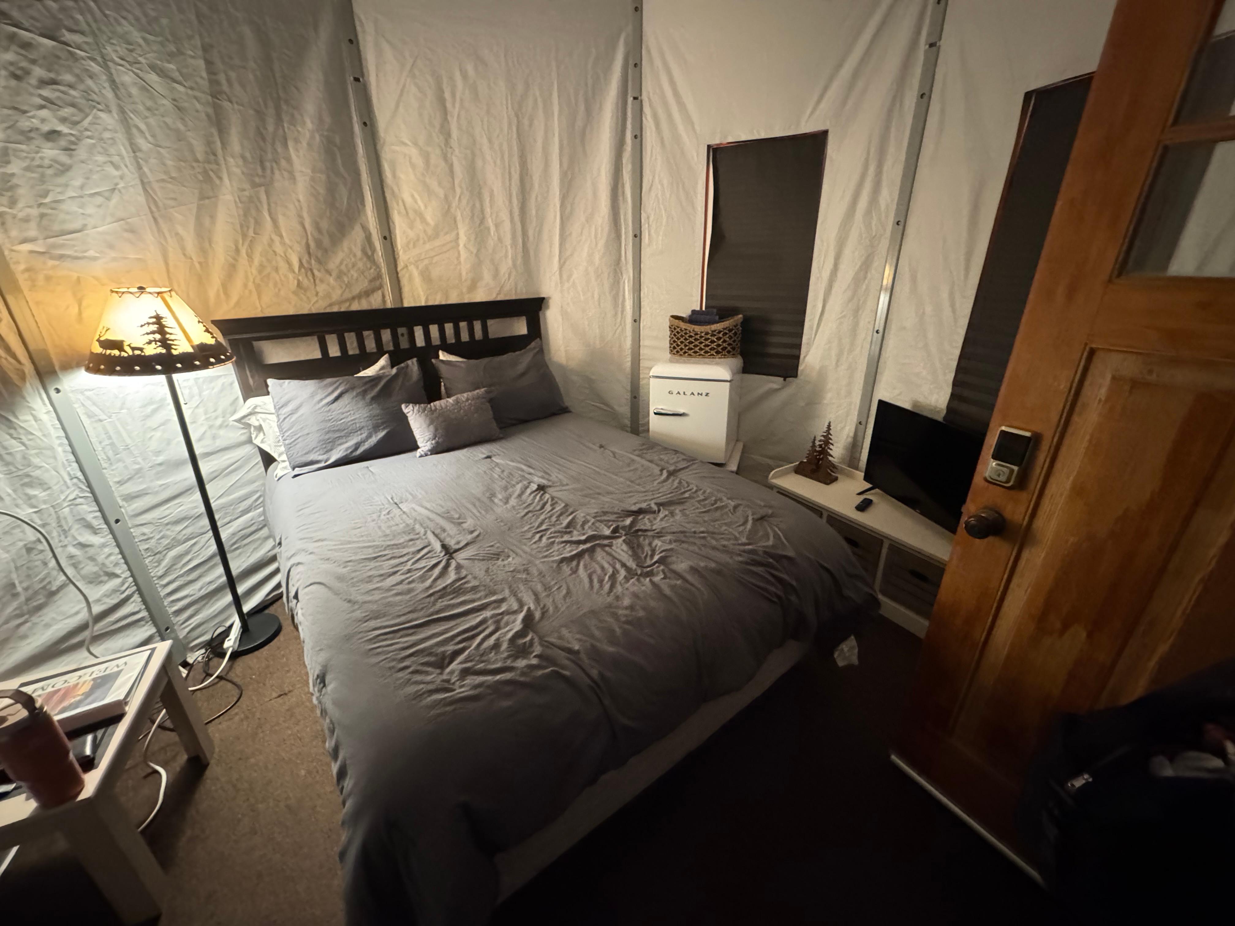 Inside of yurt