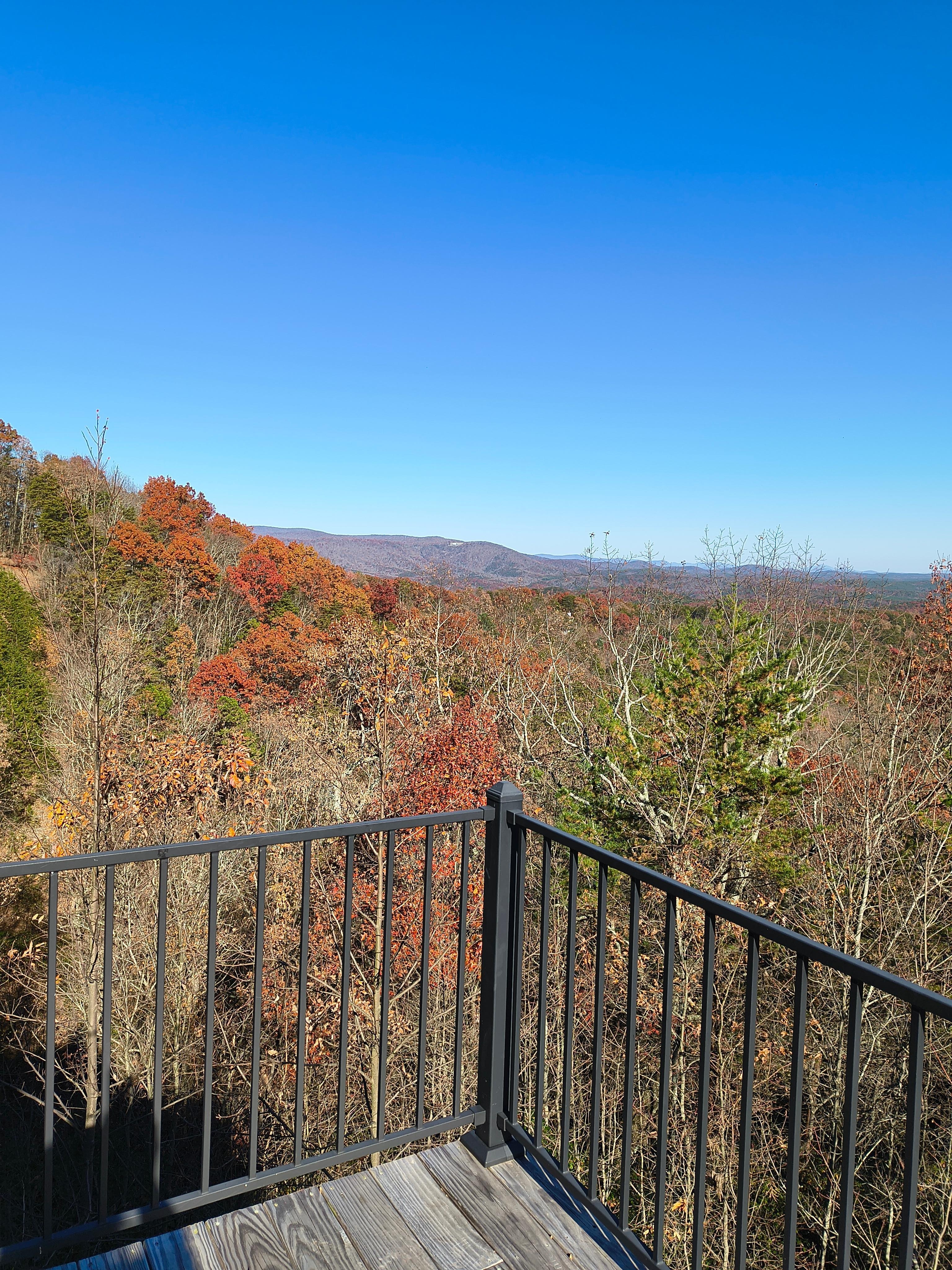 View from upstairs bedroom
