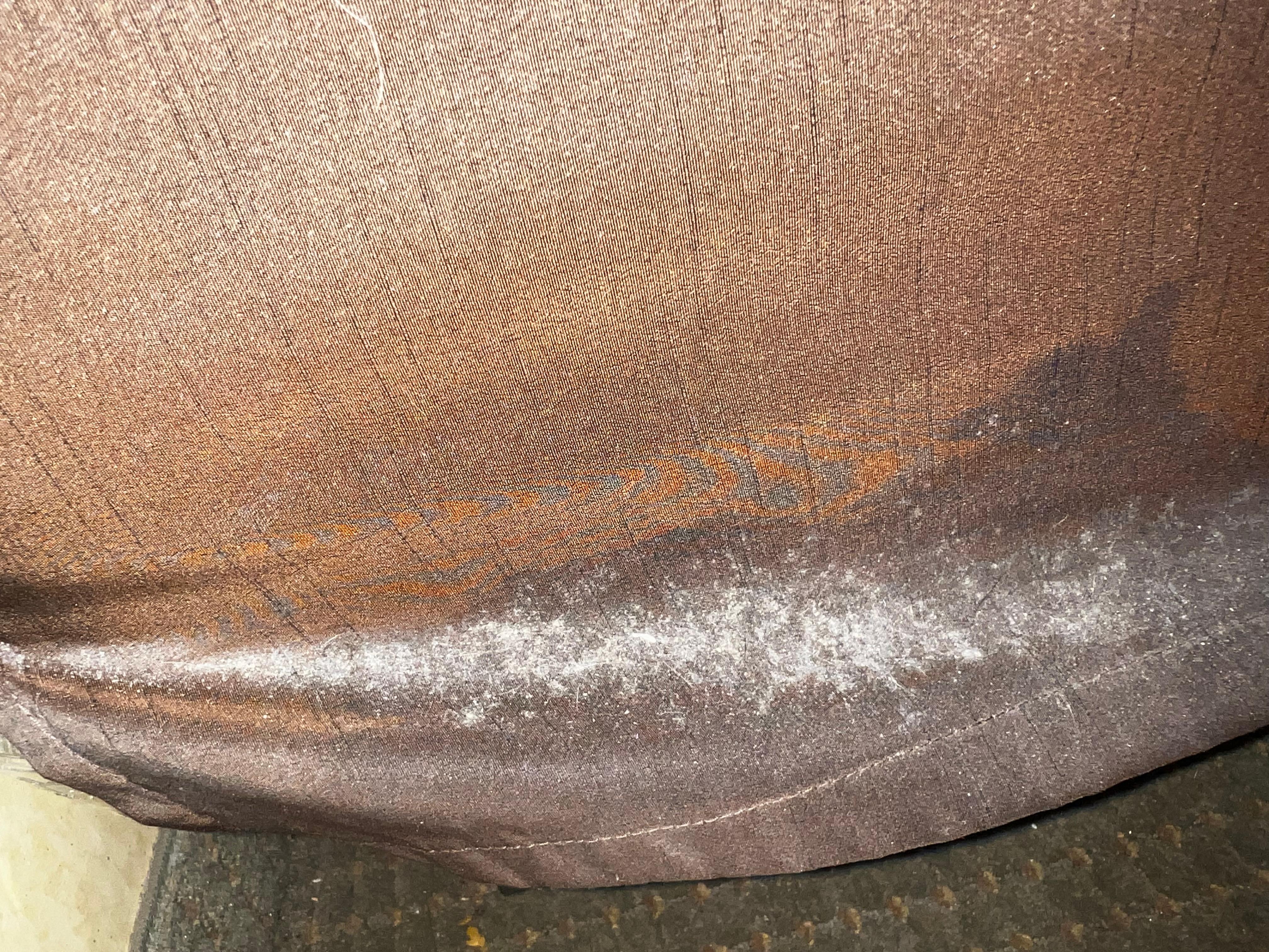 Dust on the covers.
