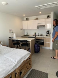 Spacious room with full kitchen with everything you need!
Also included tons of closet space and a washer and dryer.