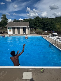 Pool at the condo. Very good size.