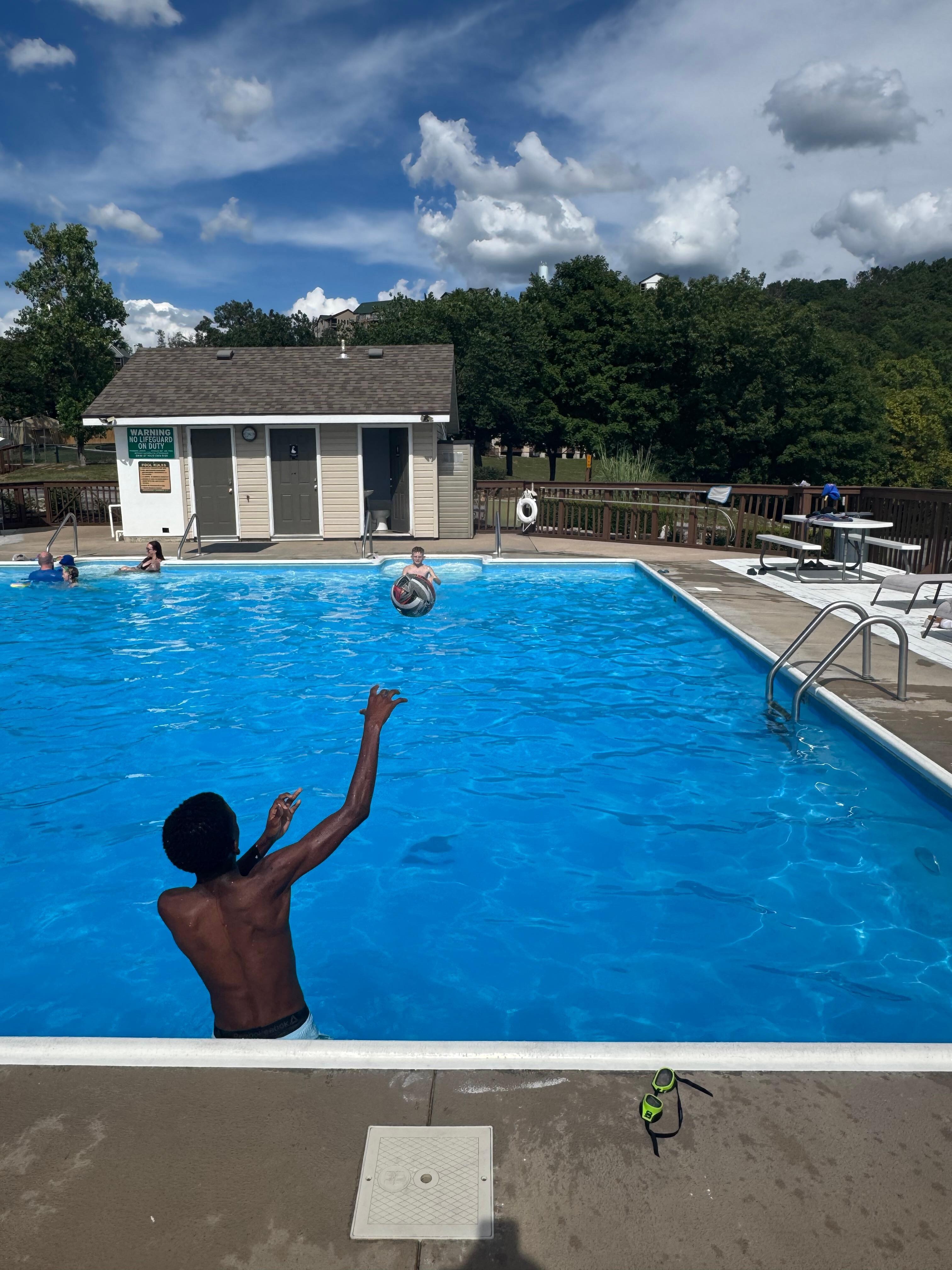 Pool at the condo. Very good size.