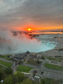 Room view at sunrise!