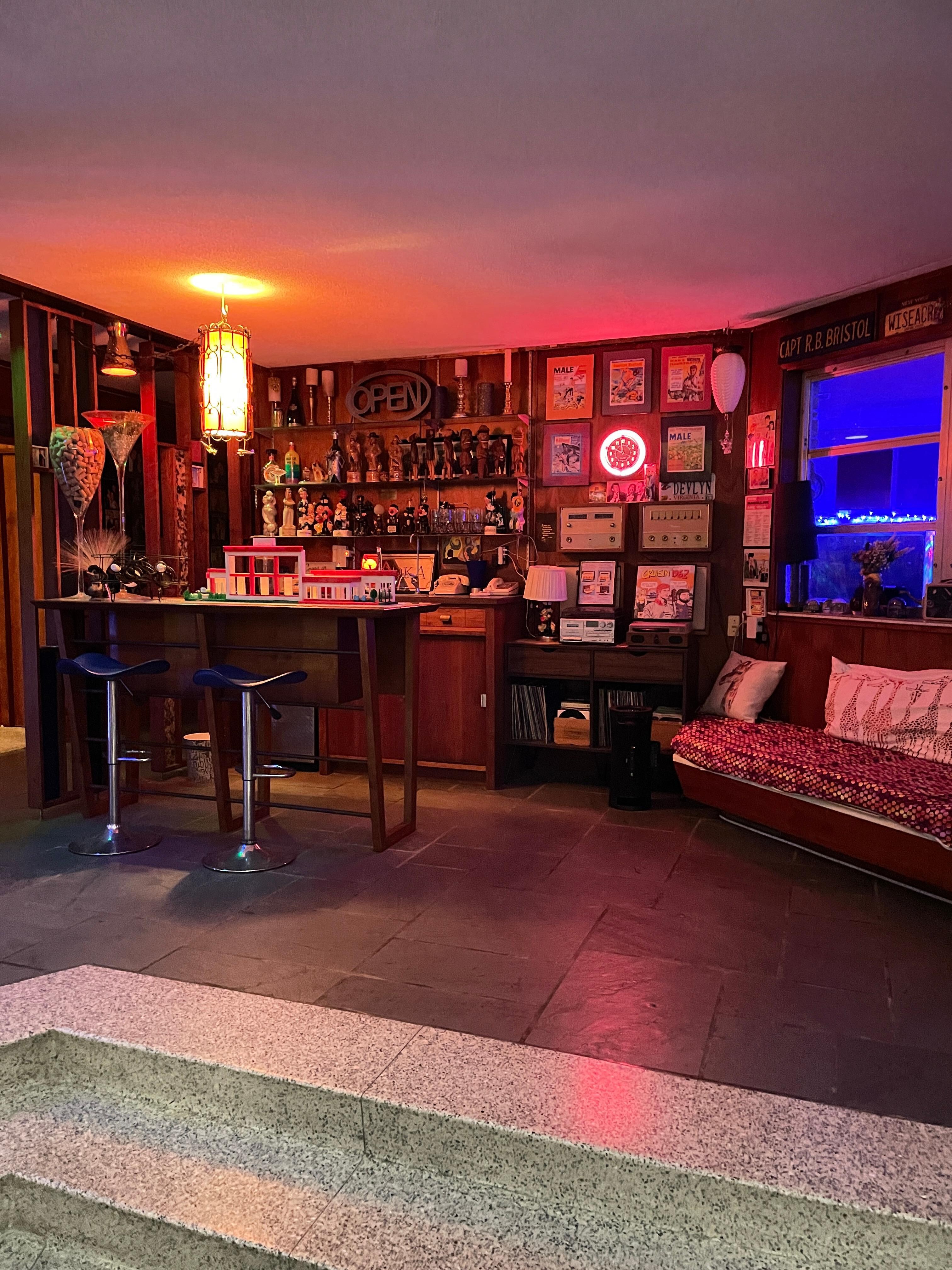 Loved this groovy bar/ lounge