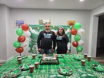 My husband and my daughter birthday