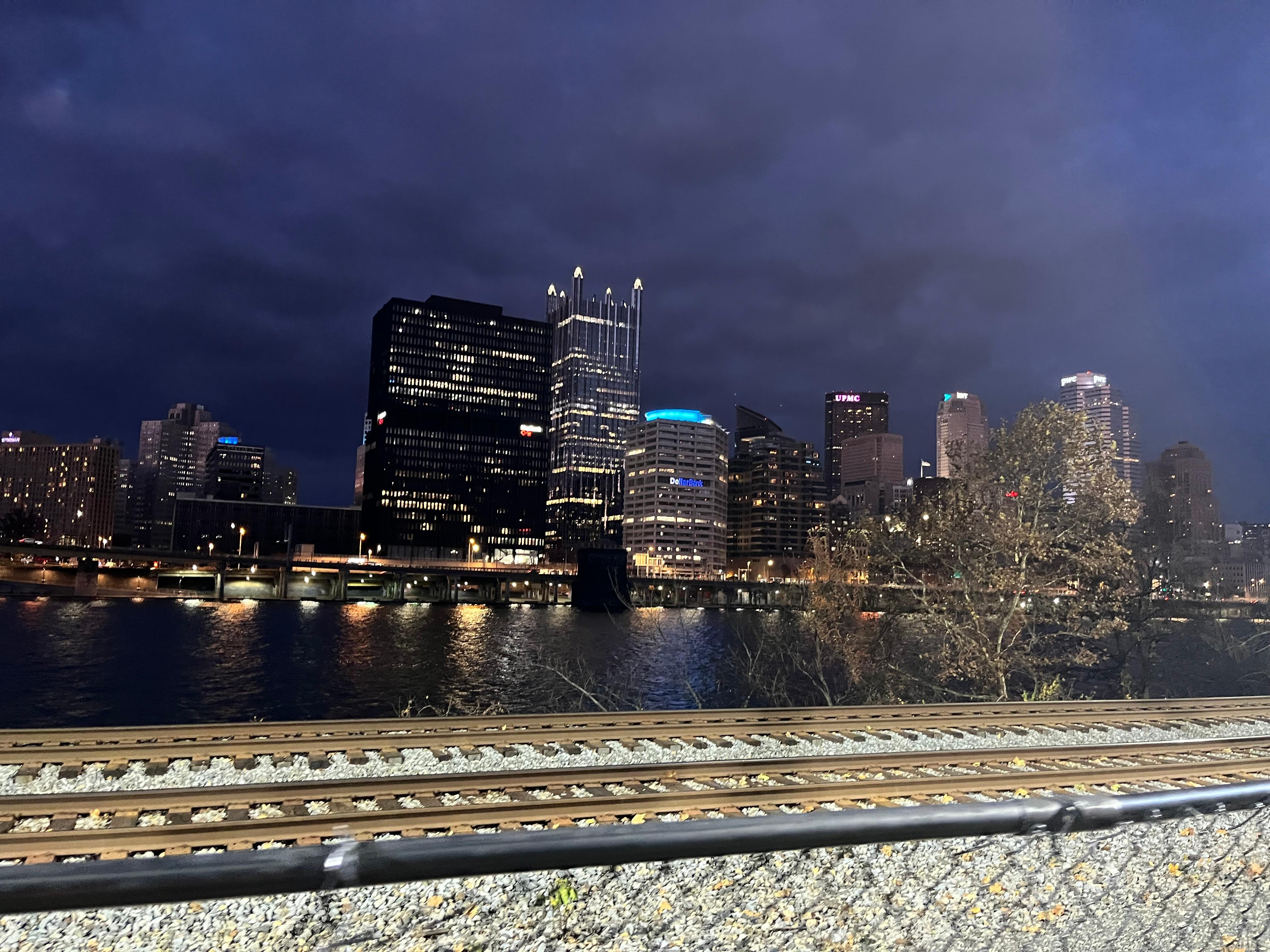 The skyline is amazing 