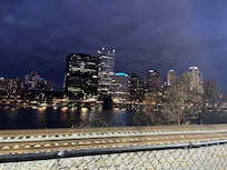 The skyline is amazing