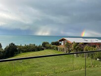 Rainbow from the balcony