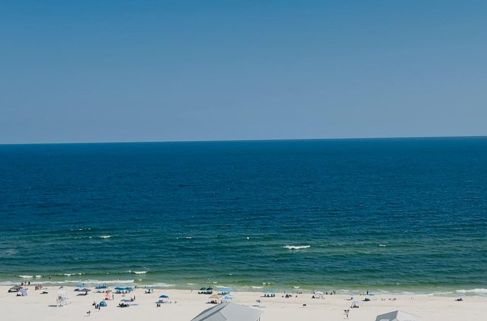 View from the balcony in the morning.