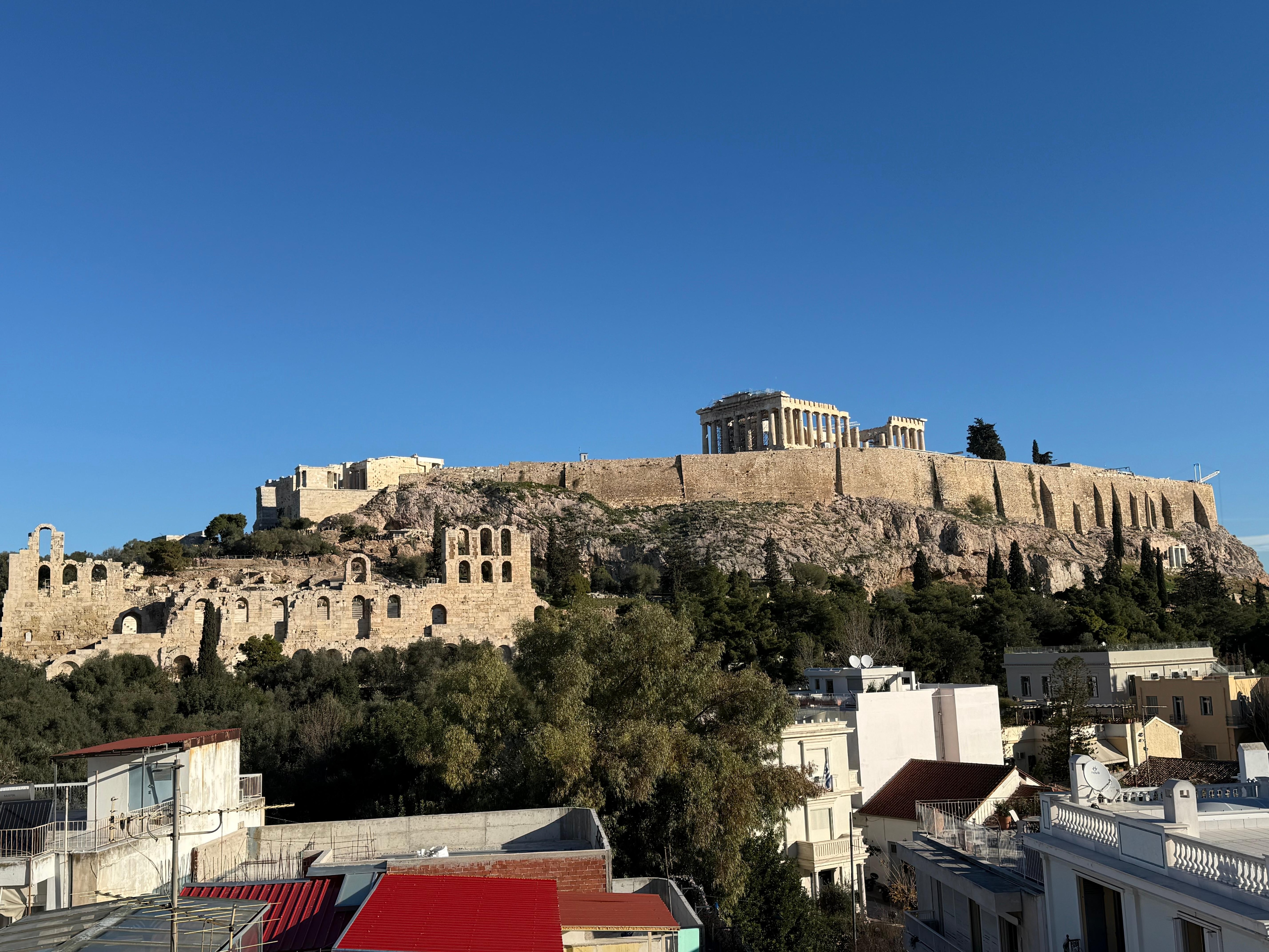 View from breakfast balcony 