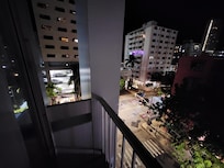 From our room. Look the other way and you can see the beach