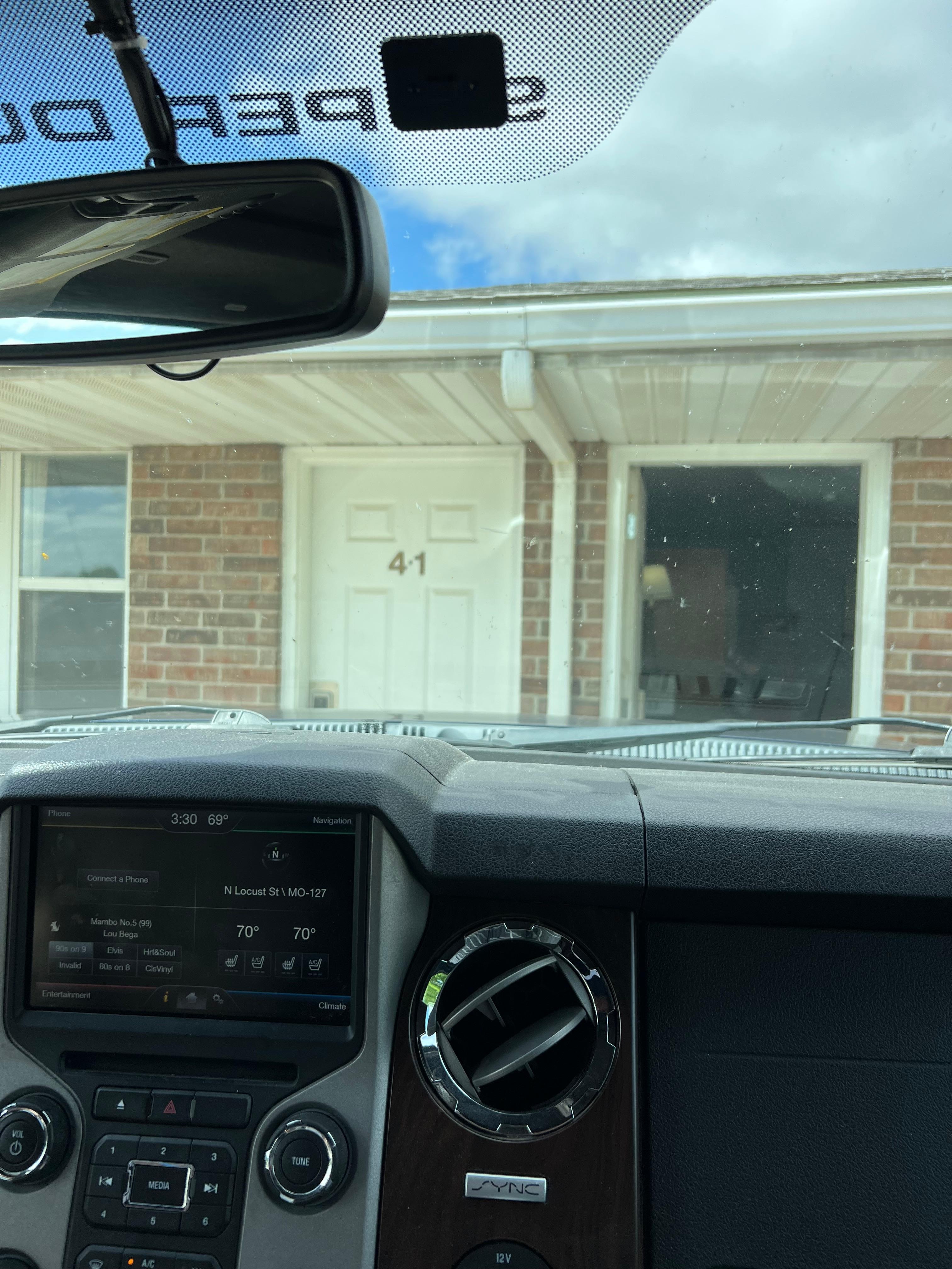 Waiting to get in my room after check in