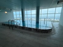 The indoor pool was a life saver on rainy days