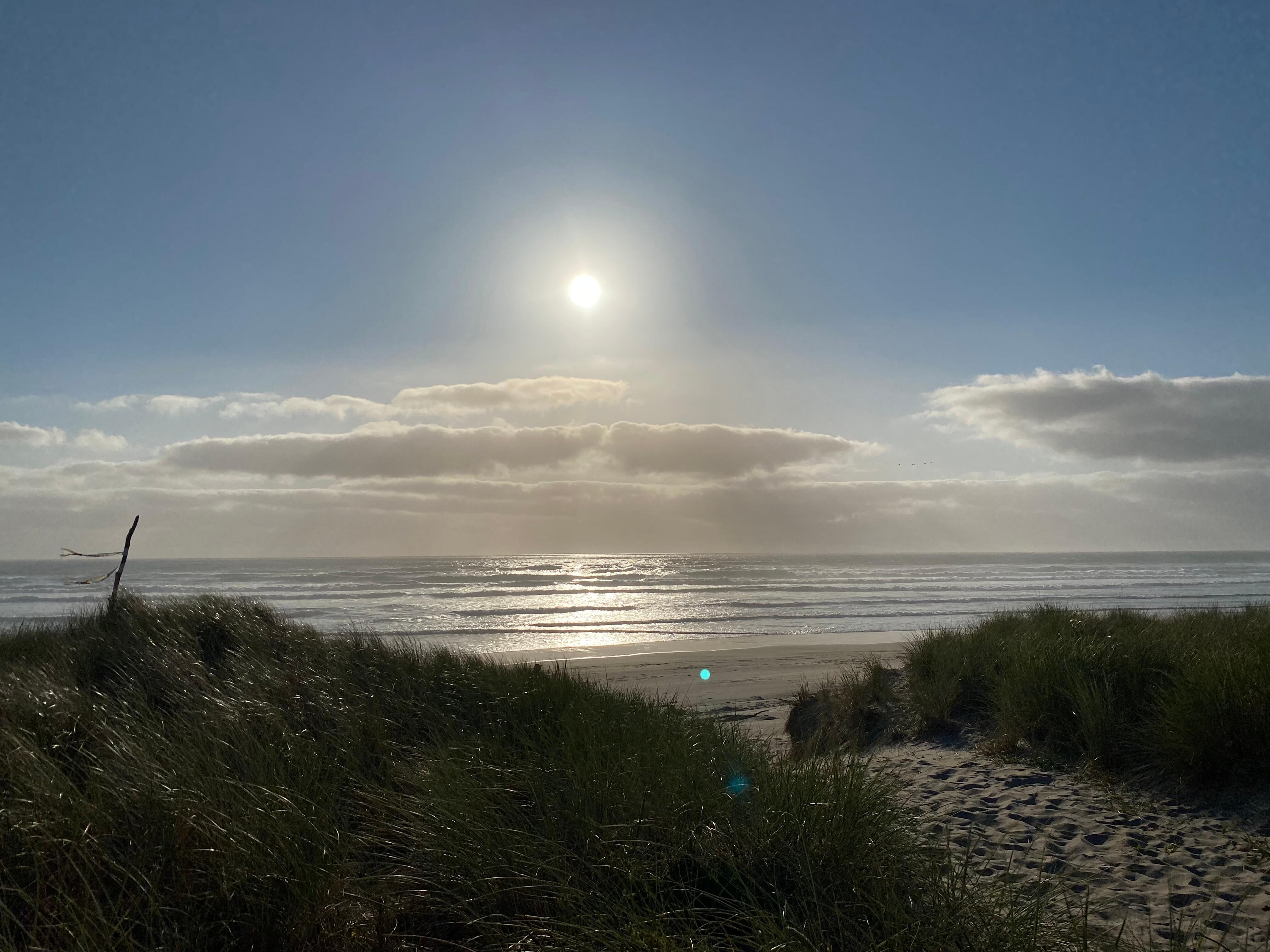 View from beach access 