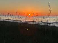 Beautiful sunrise from hotel!