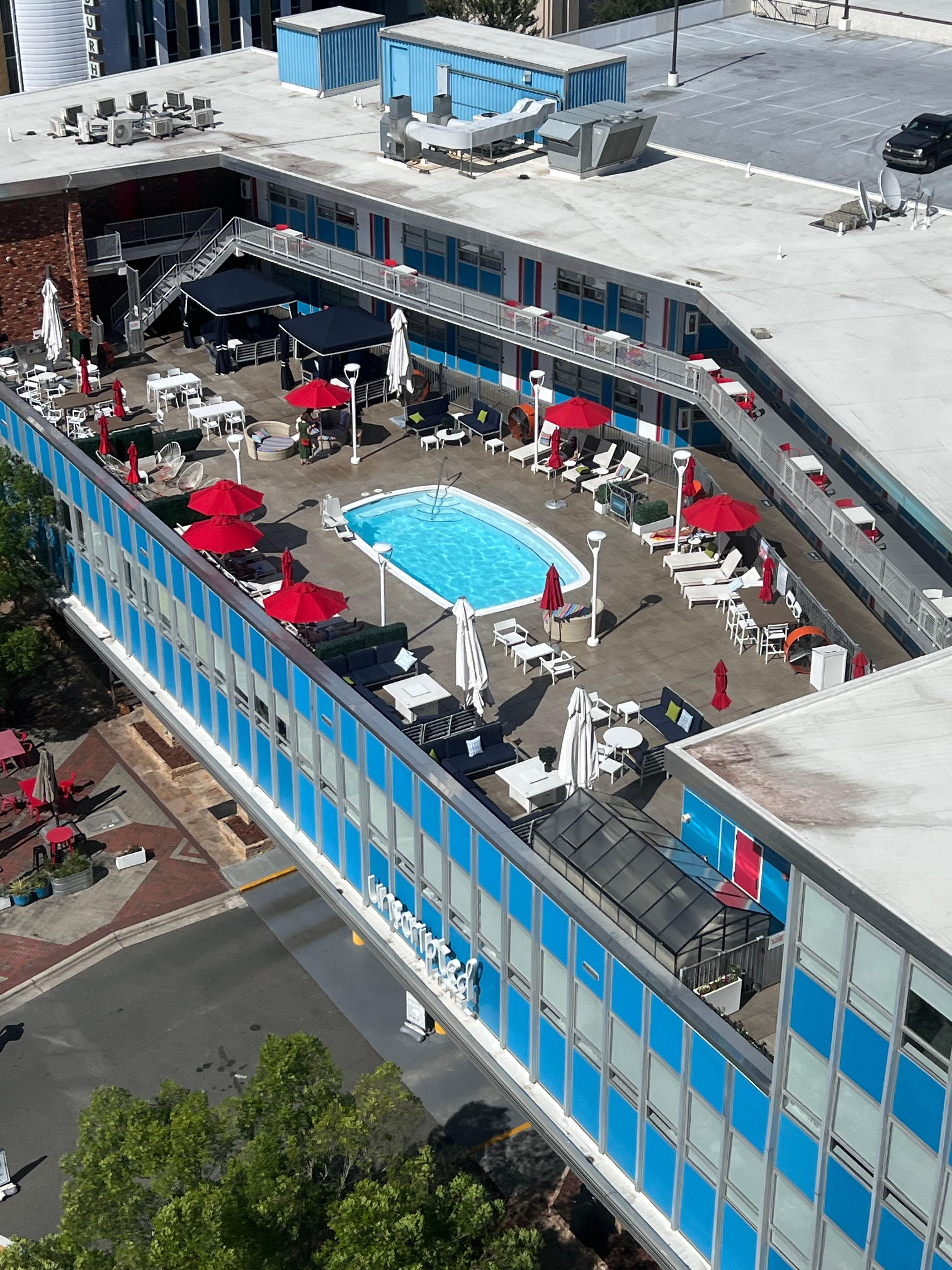 Nice view of neighboring pool