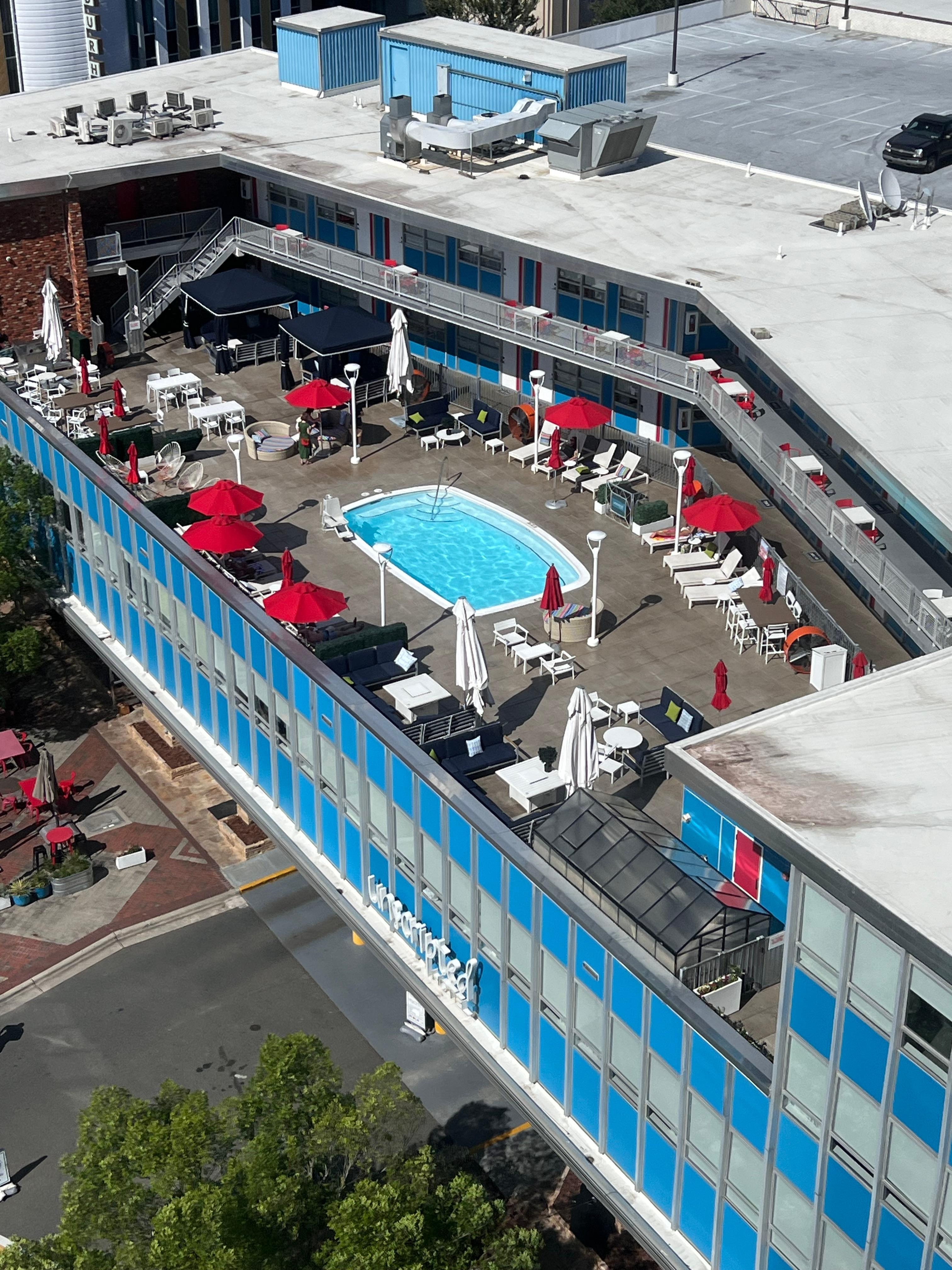 Nice view of neighboring pool