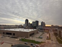 Sunset view of downtown