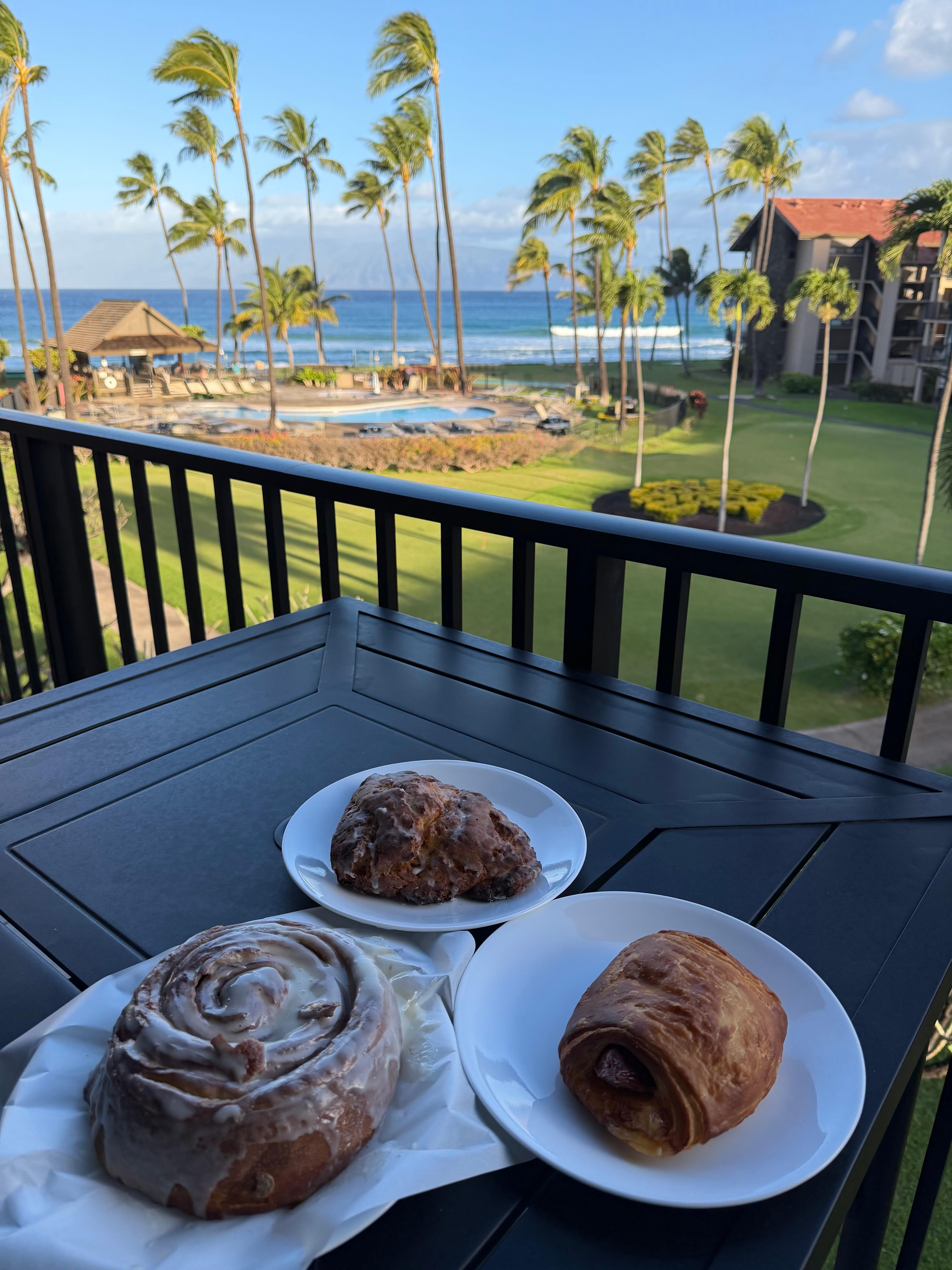 lol- the cinnamon rolls from papi Hana's- .  A FB favorite 