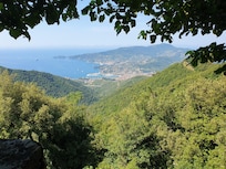 Rapallo from Montallegro reached by cable car