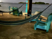 Comfortable covered seating available 24/7