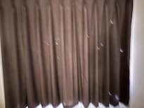 Many many holes in curtains