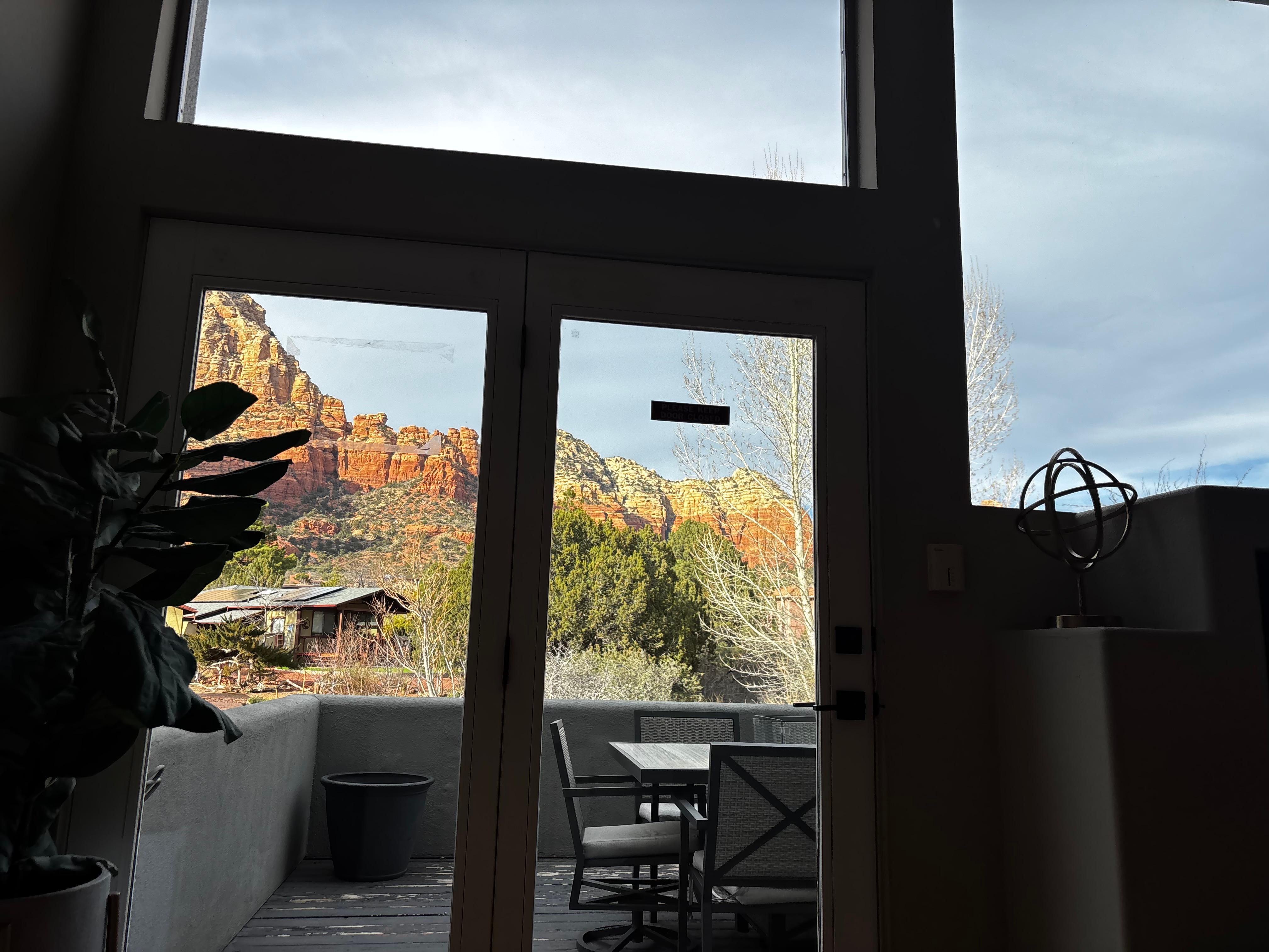 View from the living room 