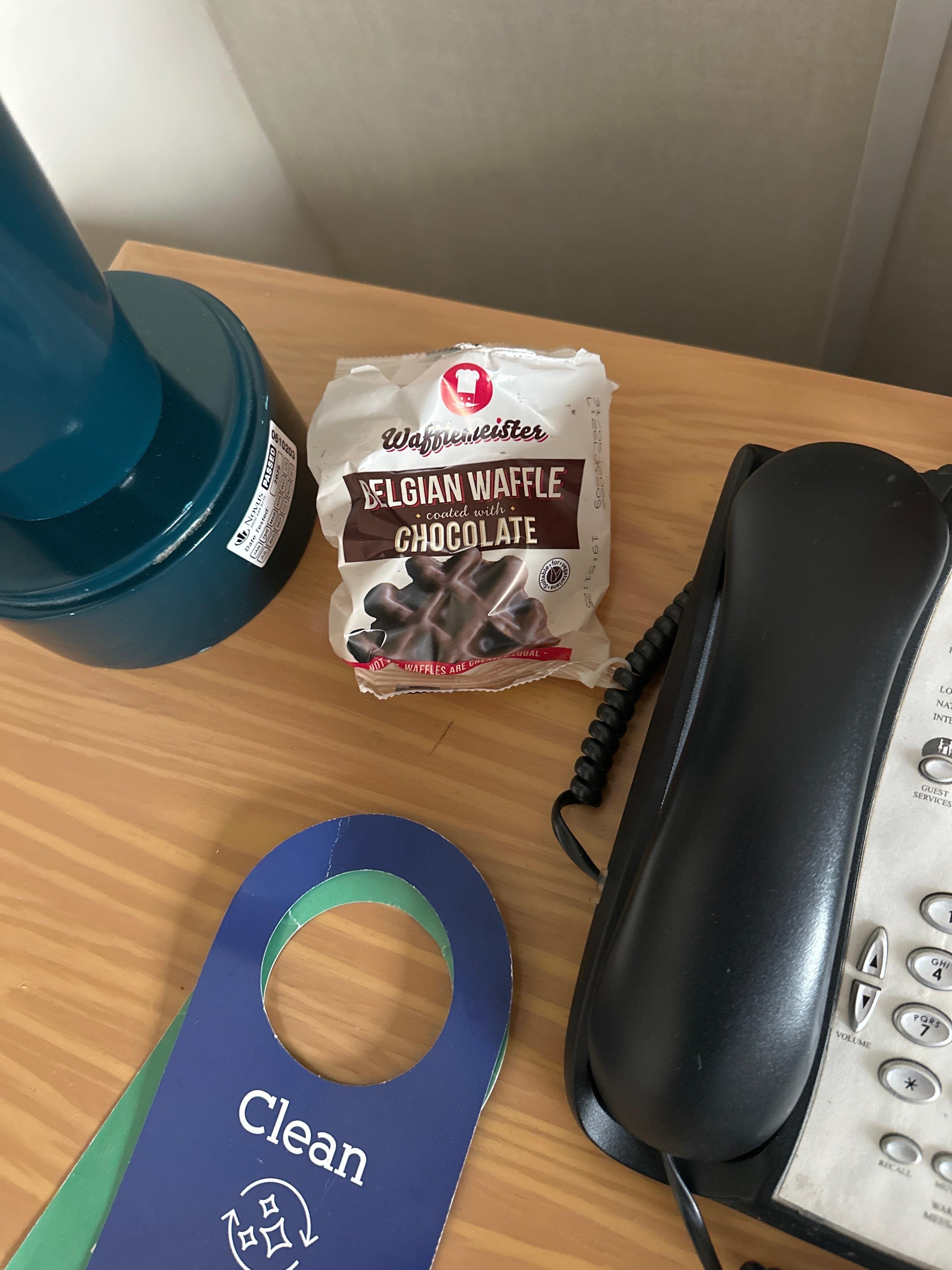 2nd room, picked up wrapper to see what it was