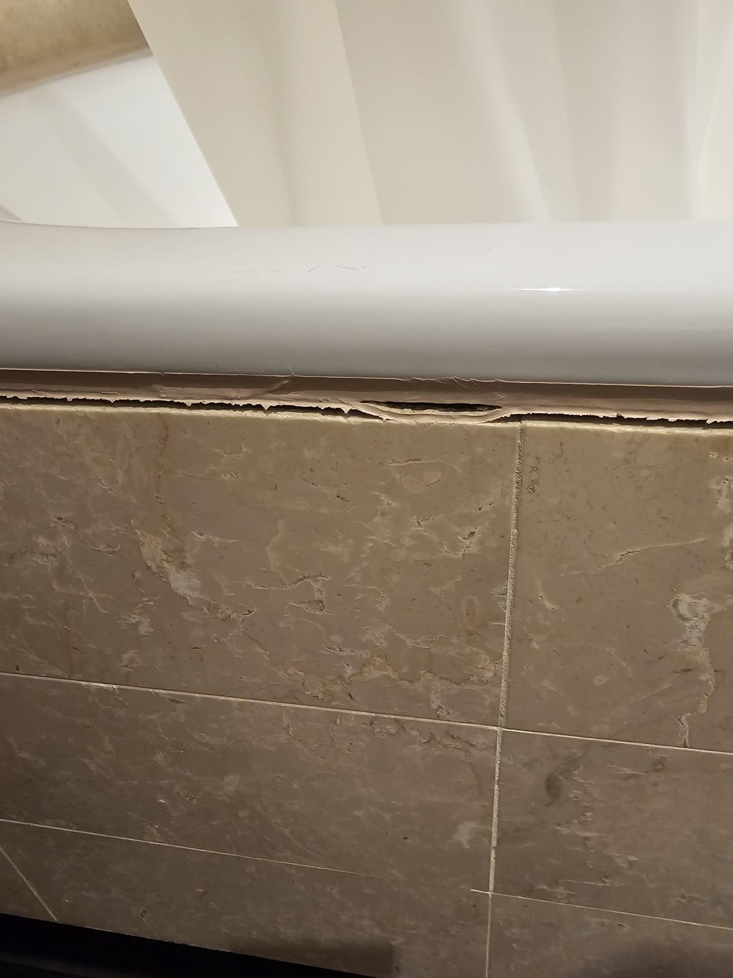 stucco della vasca approssimativo