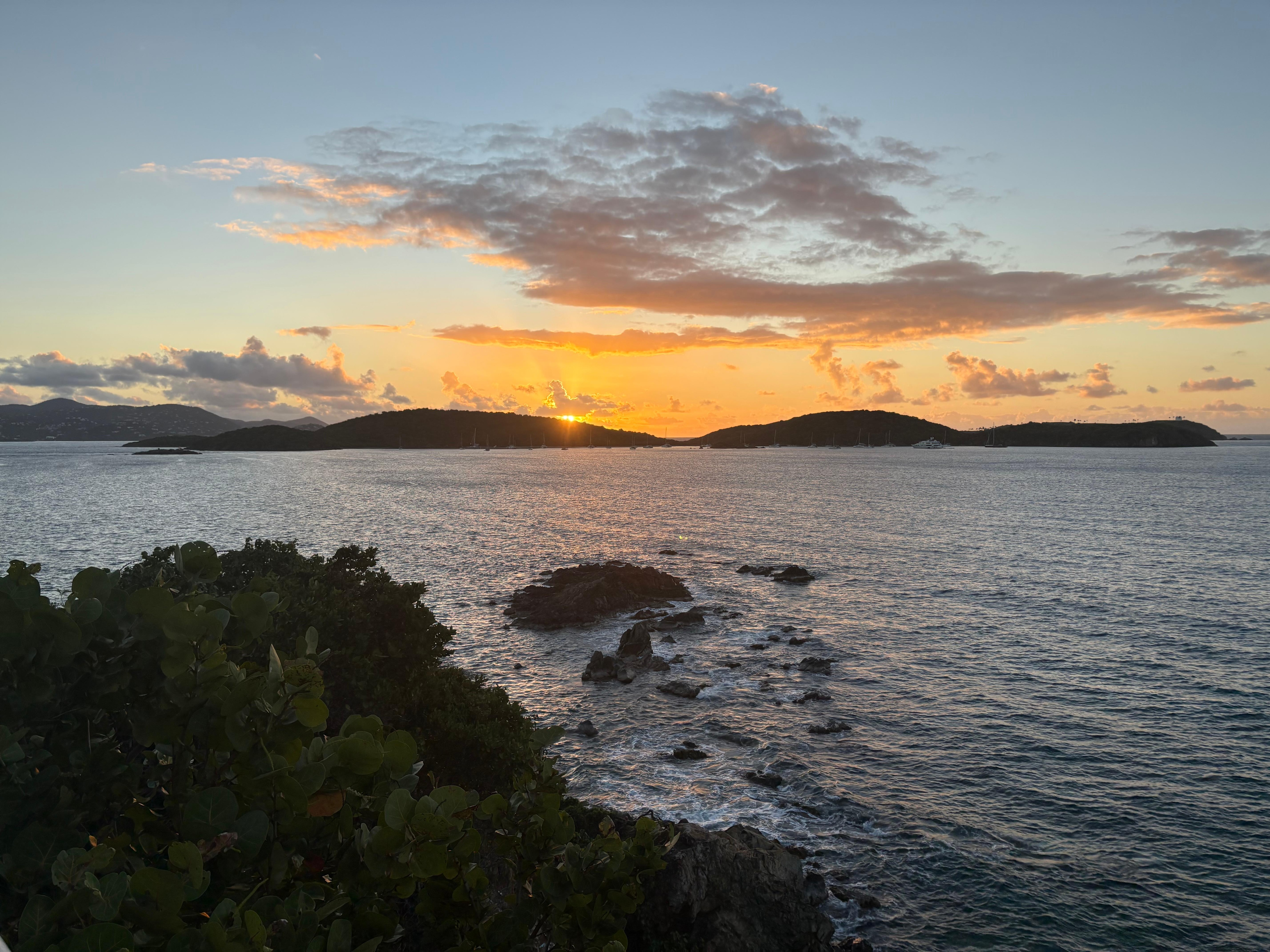 Got up early every day to enjoy this view from the gazebo…