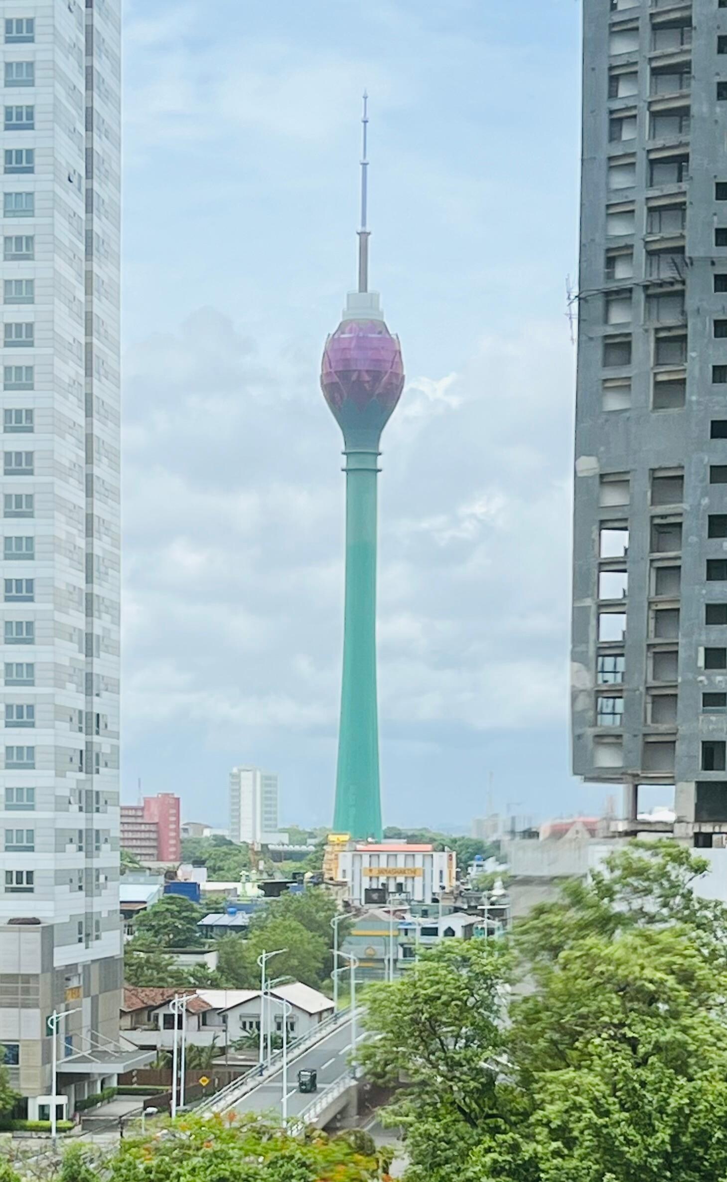 View of Lotus Tower.