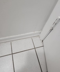 Walls not cleaned properly