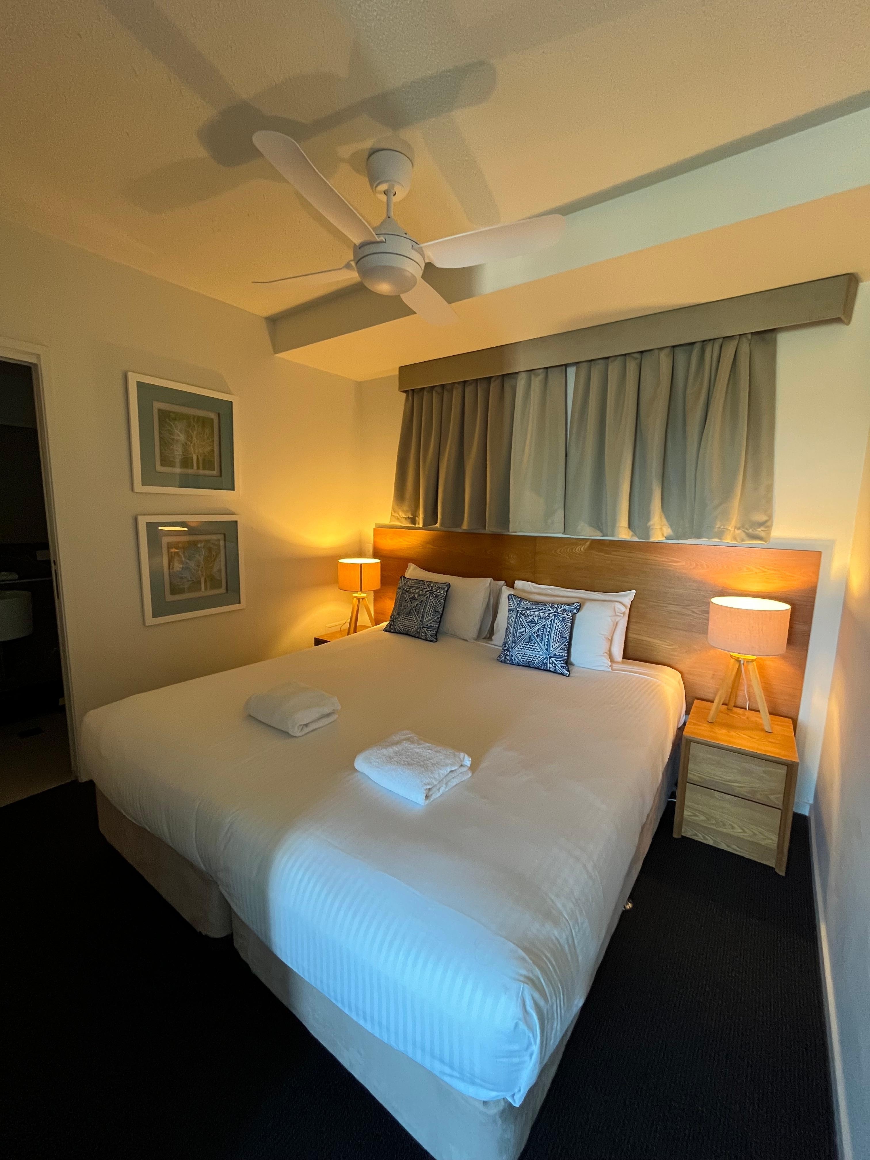 Nice bedroom with comfortable bed