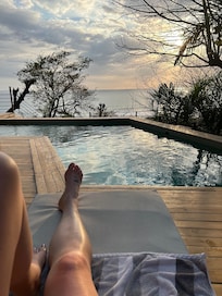View of the pool from the lounge chair